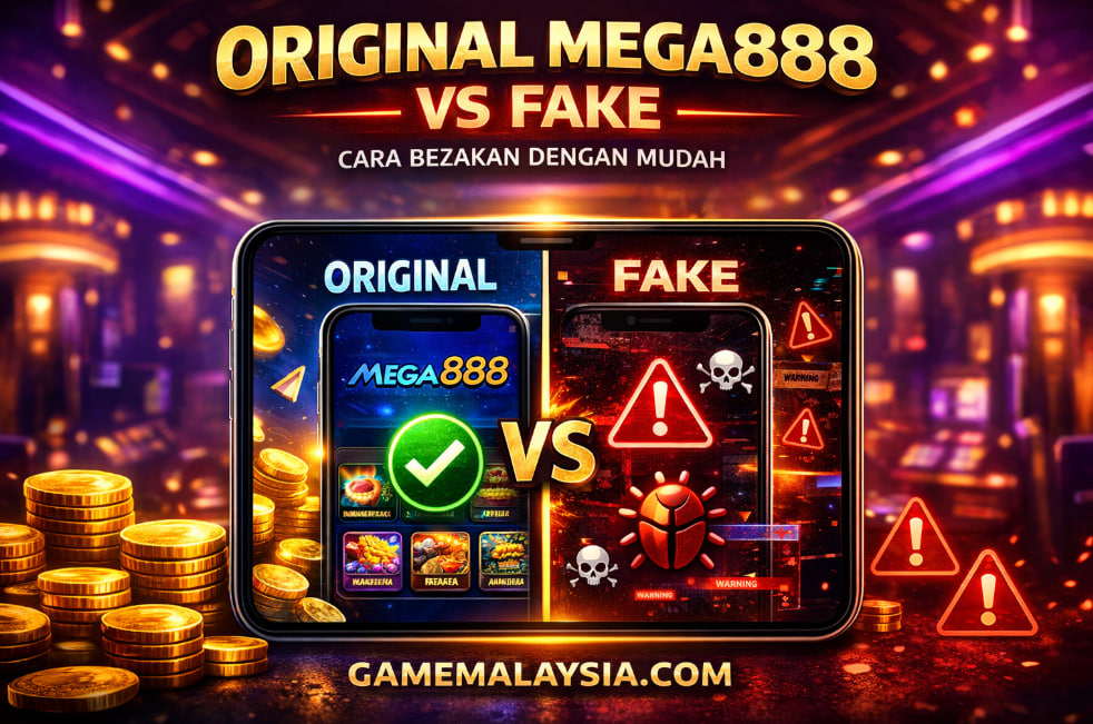 original vs fake mega888
